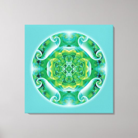 Healing Mandala 4 Canvas Print (Voorkant)