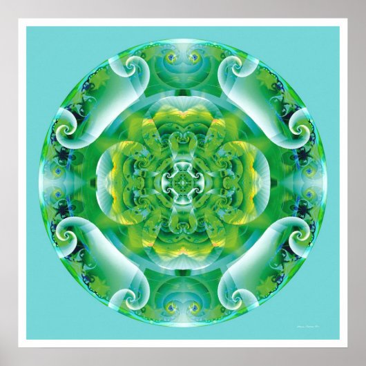 Healing Mandala 4 Poster (Voorkant)