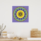 Healing Mandala 5 Poster (Keuken)