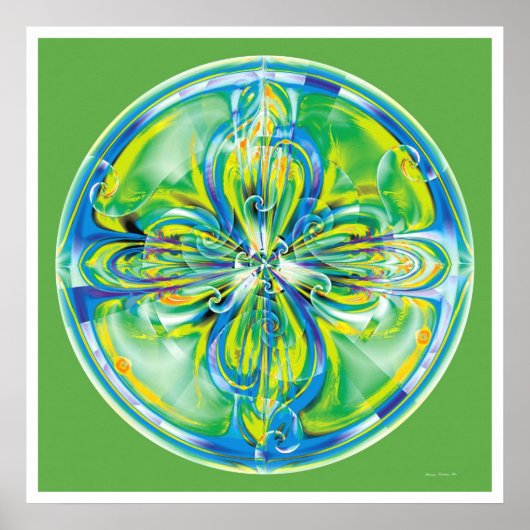 Healing Mandala 6 Poster (Voorkant)
