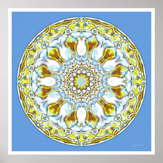 Healing Mandala 8 Poster (Voorkant)