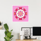 Healing Mandala 9 Poster (Thuiskantoor)