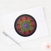Healing Mandala Ronde Sticker (Envelop)