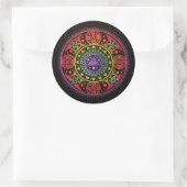 Healing Mandala Ronde Sticker (Tas)