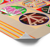 Healing Master's Symbolen - Premium-papier Poster (Hoek)