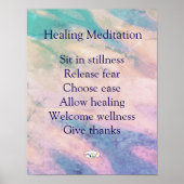 Healing Meditation Print (Voorkant)