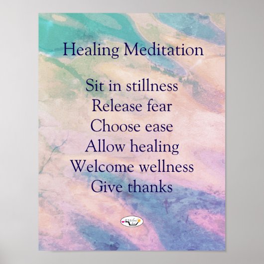 Healing Meditation Print (Voorkant)