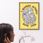 Healing Moederdag Kleurend Poster