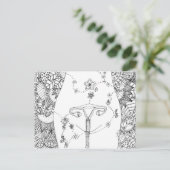 Healing of the uterus briefkaart (Staand voorkant)