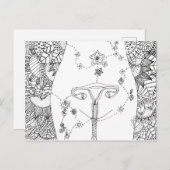 Healing of the uterus briefkaart (Voorkant / Achterkant)