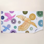 Healing Parkiet Strandlaken (Voorkant)