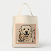 "Healing Paws" Tote Bag (Voorkant)