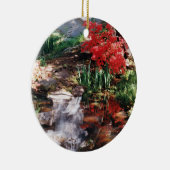 Healing Place & Healing Waterfall Keramisch Ornament (Rechts)