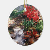 Healing Place & Healing Waterfall Keramisch Ornament (Links)