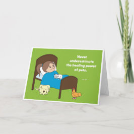 Healing Power of Pets - Greeting Cards Kaart