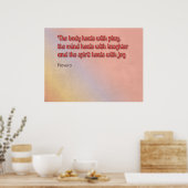 Healing Proverb Poster (Keuken)