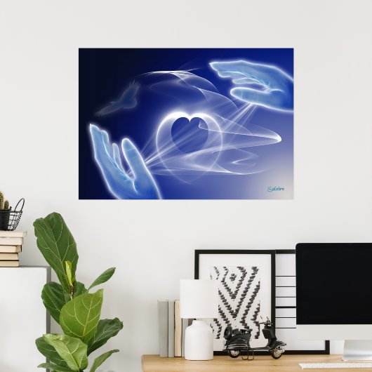 Healing Rays Poster (Thuiskantoor)