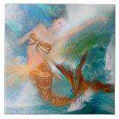 Healing Sacral Goddess Art Tile Tegeltje (Voorkant)