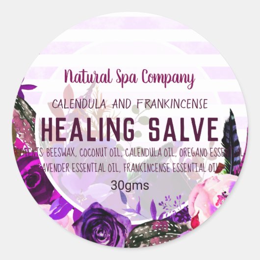  Healing Salve Labels (Voorkant)