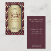 Healing Scans Batik Arabesque Visitekaartjes (Voorkant / Achterkant)