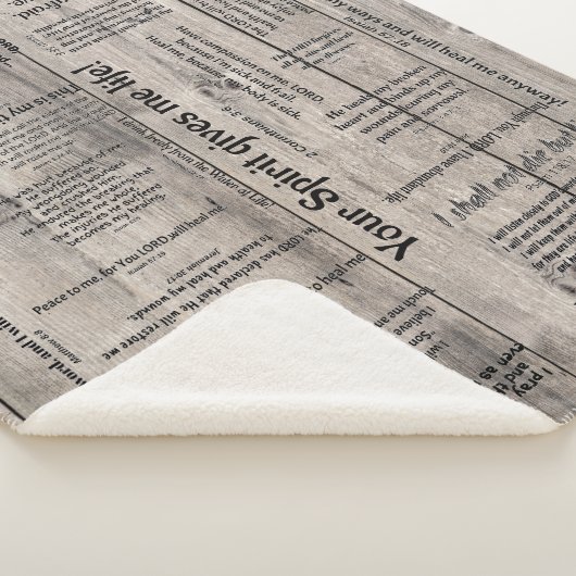 Healing Scripts Blanket - houtkorrel Sherpa Deken (3/4)