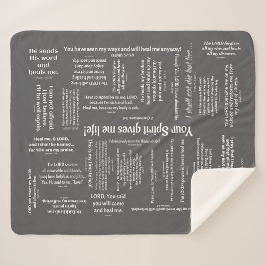 Healing Scripts Blanket - Kool Sherpa Deken (Voorkant (horizontaal))