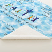 Healing Scripts Faith Blanket Sherpa Deken (3/4)