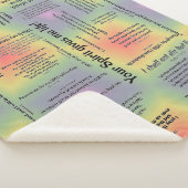 Healing Scriptures Blanket - met meerdere kleuren Sherpa Deken (3/4)