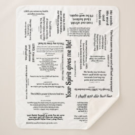 Healing Scriptures Blanket () Sherpa Deken