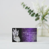 Healing Stones Energy Crystals Visitekaartje (Staand voorkant)