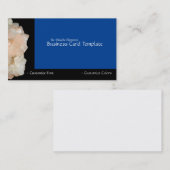 Healing Stones Energy White Quartz Visitekaartje (Voorkant / Achterkant)