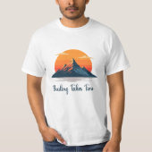Healing Takes Time" Mountain Sunset T-Shirt | (Voorkant)