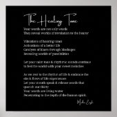 Healing Tone Geluidsgedicht poster muurkunst decor (Voorkant)
