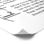 Healing Tone Geluidsgedicht poster muurkunst decor (Hoek)