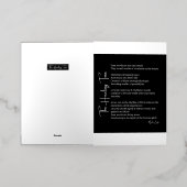 Healing Tone Sound gedicht Folie Wenskaart (Buiten Laag)