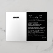 Healing Tone Sound gedicht Folie Wenskaart (Buiten Laag)