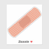 Healing Touch: Band-Aid illustratie Sticker (Vel)