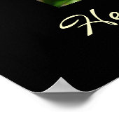 Healing Touch Kindness kunstprint Oranje Lelie Poster (Hoek)