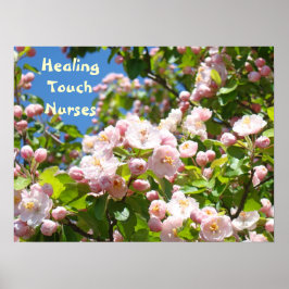 Healing Touch Verpleegsters posters Roze Bloesems
