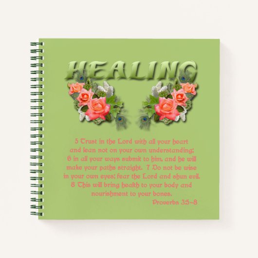 Healing Verse Practice Notitieboek (Voorkant)