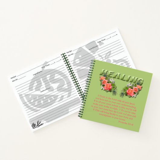 Healing Verse Recept Notitieboek (Binnen)