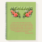 Healing Verse Wide Ruled Notitieboek (Voorkant)