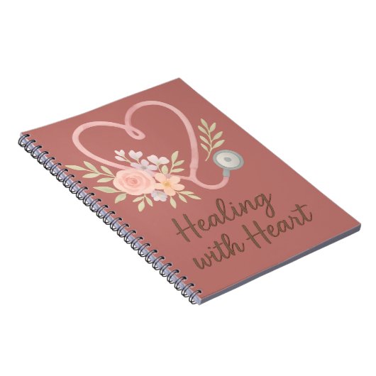 Healing with heart  notitieboek (Rechterzijde)