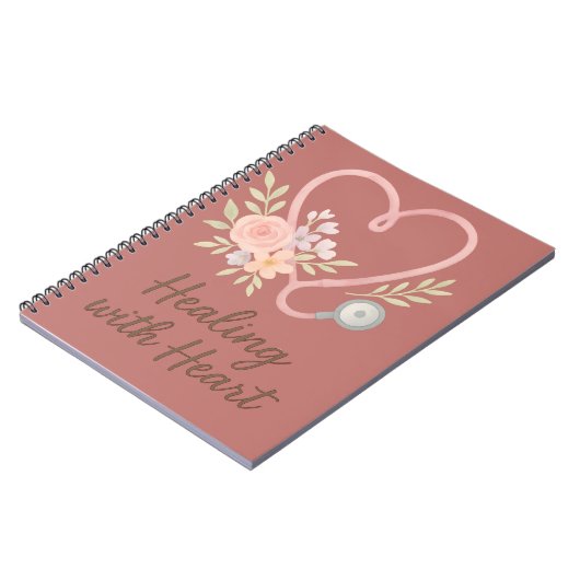 Healing with heart  notitieboek (Linkerzijde)