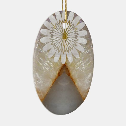 HealingSTONE Crystal Marble  Temple Art Keramisch Ornament (Rechts)