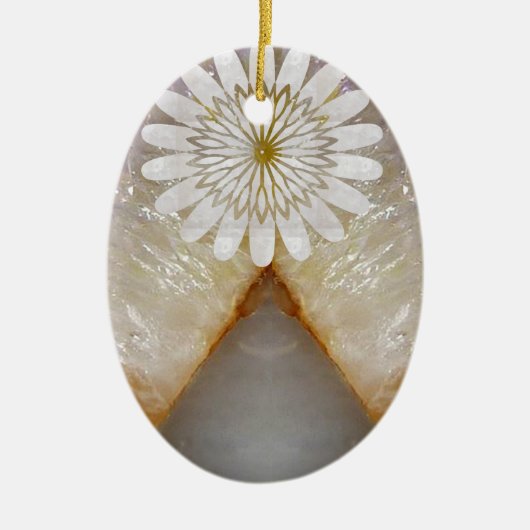 HealingSTONE Crystal Marble Temple Art Keramisch Ornament (Voorkant)