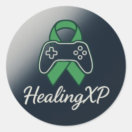 HealingXP Ondersteuning Ronde Sticker