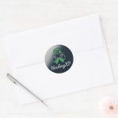 HealingXP Ondersteuning Ronde Sticker (Envelop)