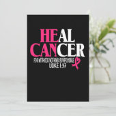 Healkanker met God niets is onmogelijk (4) Save The Date (Staand voorkant)