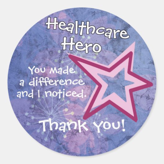 Heallthcare Hero Stickers (Voorkant)